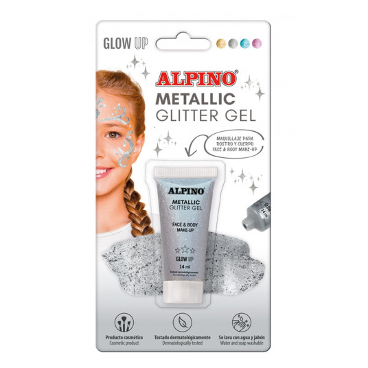 Gelis grimui 14ml ALPINO Metallic silver bls