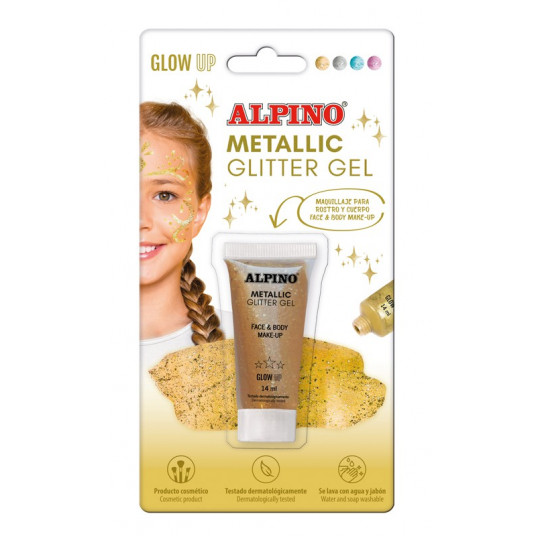 Gelis grimui 14ml ALPINO Metallic gold bls