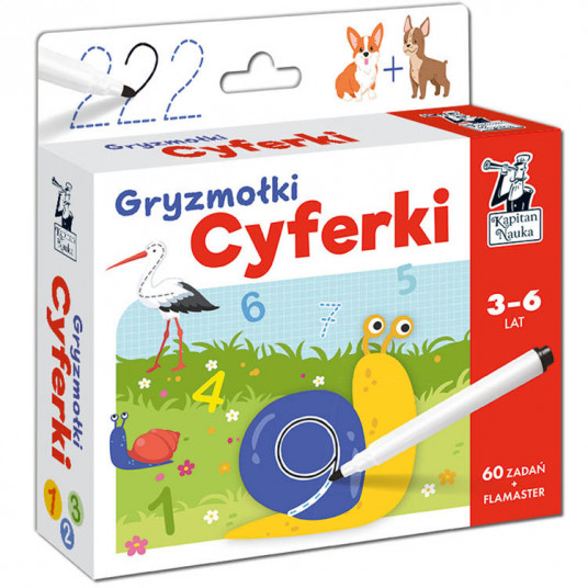 Piešimo kortelės Doodle Numbers 3-6l KS0668