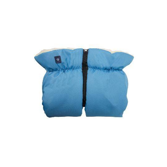 Gloves/muffs - 2 parts - SLEEP&GROW - BLUE - WOOL