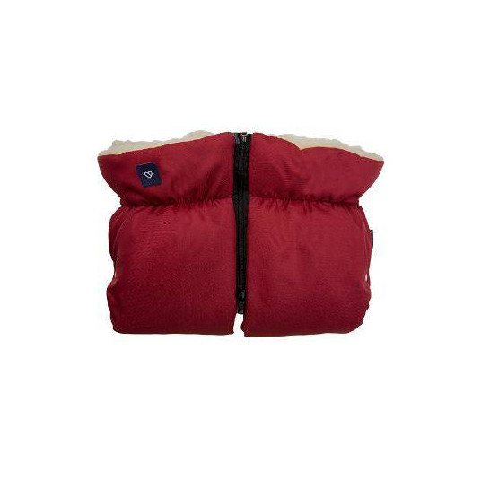 Gloves/muffs - 2 parts - SLEEP&GROW - DARK RED - WOOL