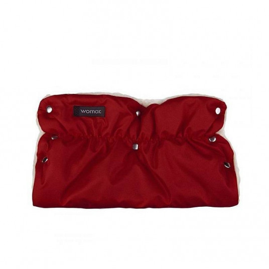 Gloves/muffs - 1 parts - SLEEP&GROW - DARK RED - WOOL ****