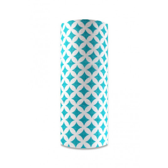 Diaper - 19607 - TETRA PRINT - EGA - ROMBY - BLUE - size 60x80 cm