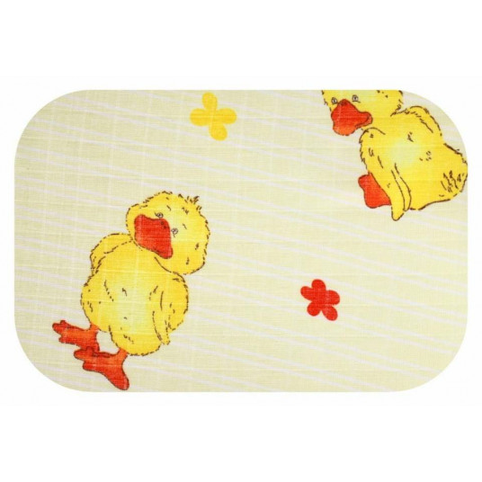 Diaper - 25318 - TETRA PRINT - EGA - LUX - DUCK - size 70x80 cm