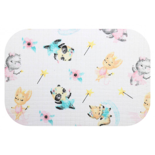 Diaper - 12486 - TETRA PRINT - EGA - MAGICAL WORLD - size 70x80 cm