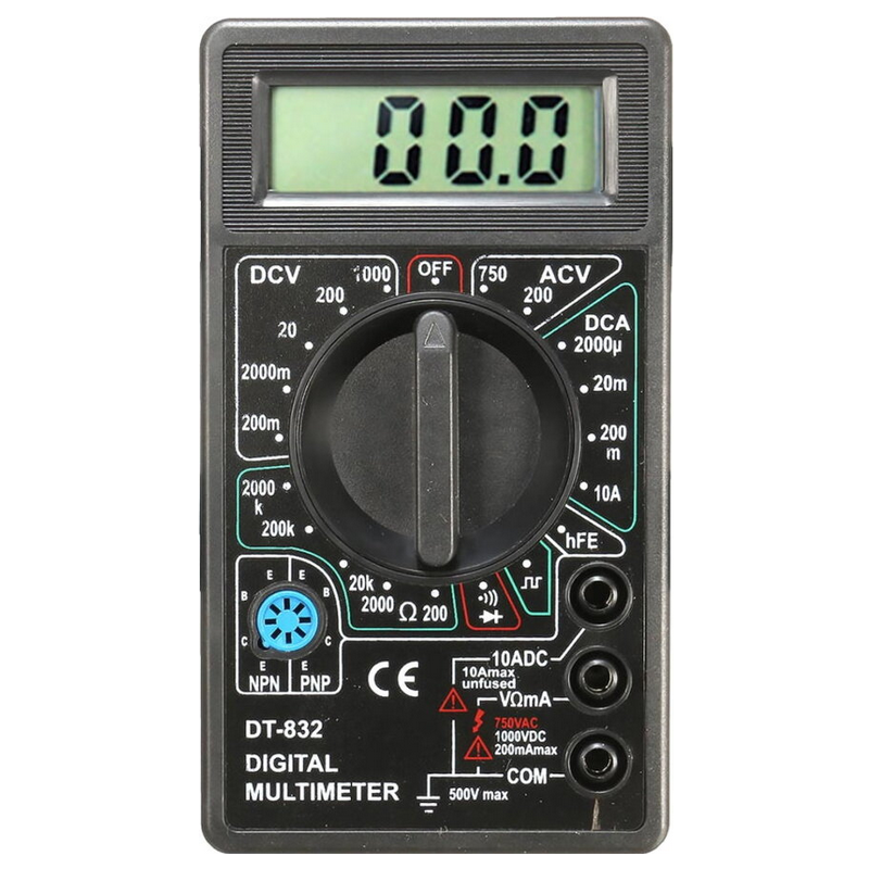 Multimetras DT-832