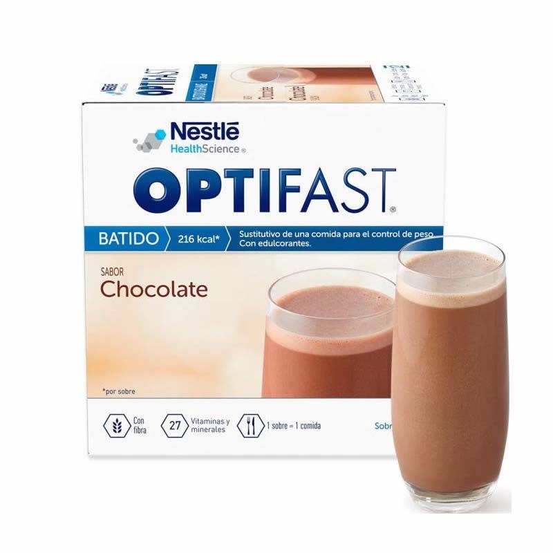 Optifast Chocolate Shake šokolado skonio kokteilis  12 x55g