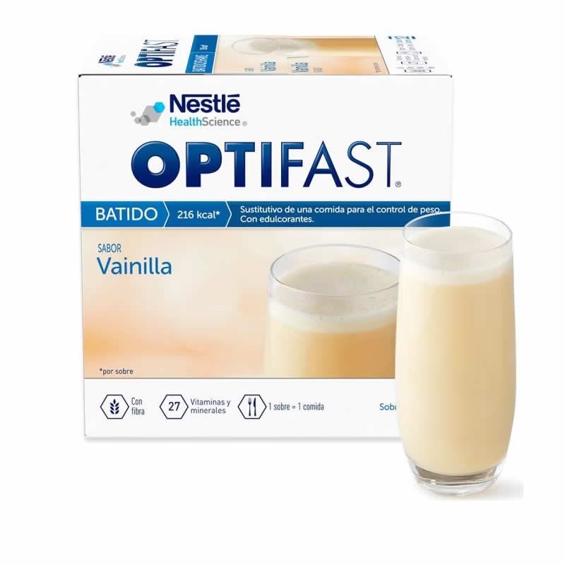 Optifast Vanilla Smoothie vanilinio skonio kokteilis  12x55g