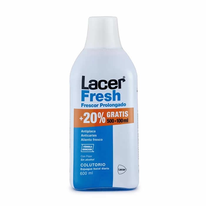 Lacer Fresh Mouthwash burnos skalavimo skystis  500ml+100ml