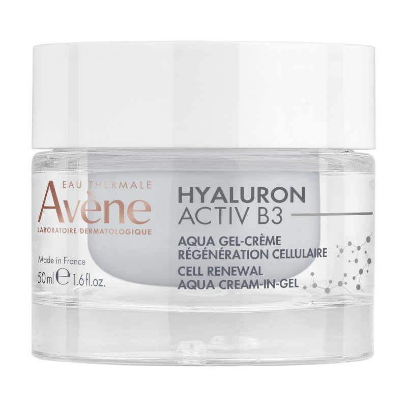 Avène Hyaluron Activ B3 Aqua Gel-Cream atkūriamasis veido kremas brandžiai odai 50ml