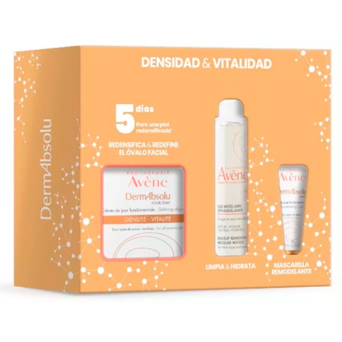 Avene DermAbsolu Essential Day Cream 40ml veido odos priežiūros rinkinys  3 vnt