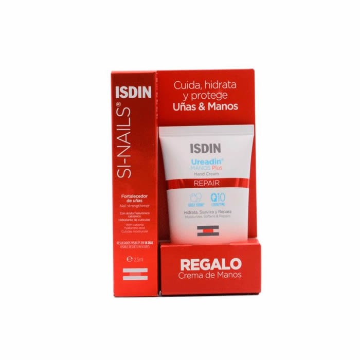 Isdin Si- Nails 2.5ml + Ureadin Hands Plus Repair Cream rankų kremas  50ml Gift