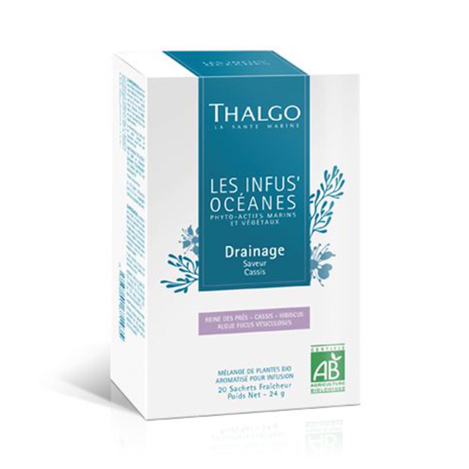 Thalgo Les Infusoceanes gydomoji priemonė nuo skysčio kaupimosi organizme  20 vnt