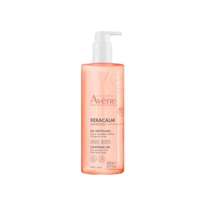 Avene Xerecalm Nutrition Cleansing Gel prausimosi gelis  500ml
