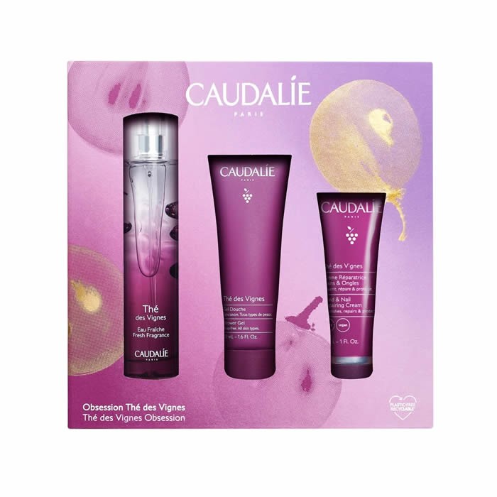 Caudalie The Des Vignes Eau Fraîche Spray 50ml rinkinys moterims  3 vnt
