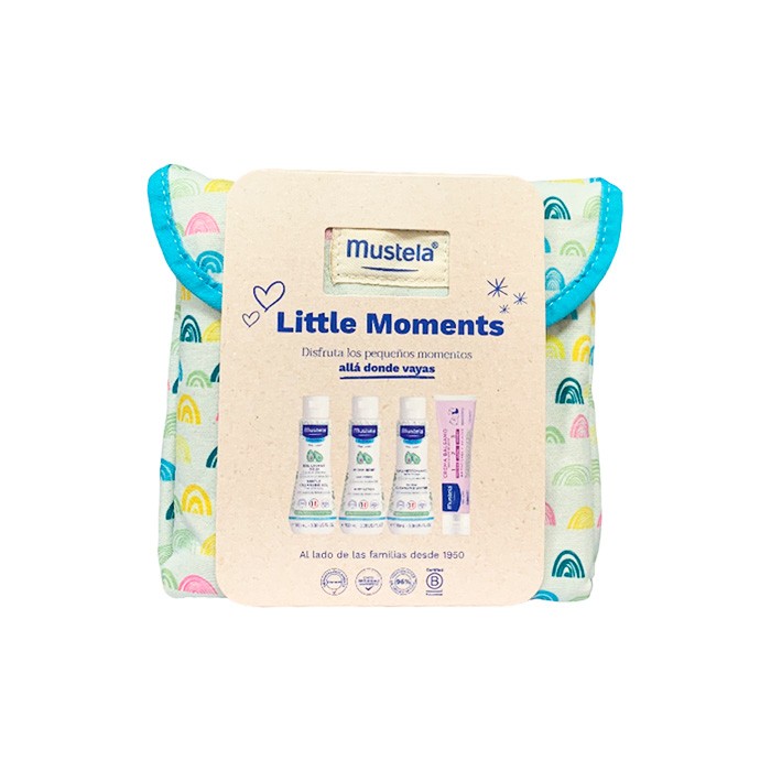 "Mustela Little Moments" tualeto reikmenų rinkinys "Rainbow" 5 vnt