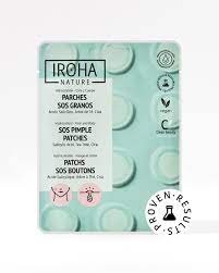 "Iroha Nature Sos Pimple Patches" Spuogų pleistrai 18vnt