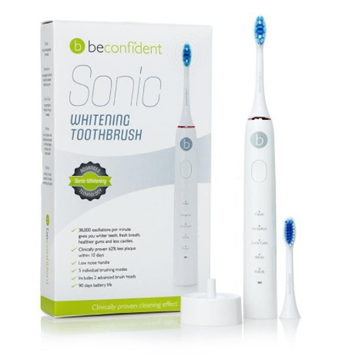 "Beconfident Sonic Electric Whitening" elektrinis dantų šepetėlis White-Rose Gold