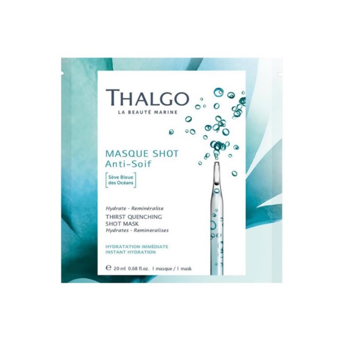 "Thalgo CMasque Shot Anti-Soif" jūrinė kaukė su dumblių pluoštais 20ml