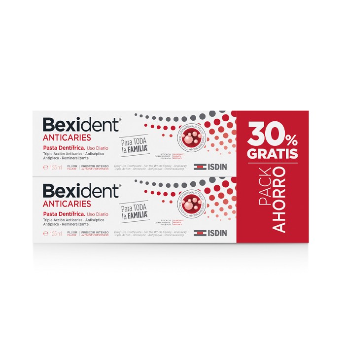 "Isdin Bexident" dantų pasta nuo ėduonies 2x125ml