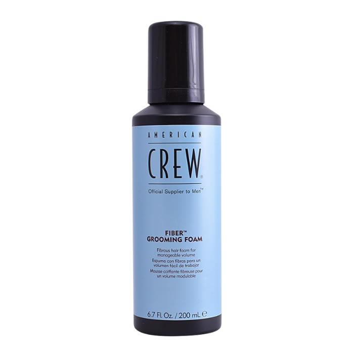 American Crew Fiber Grooming Foam vidutinės fiksacijos plaukų putos 200ml