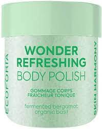 "Ecoforia Wonder Refreshing Body Polish" švelniai valo ir poliruoja odą 200ml