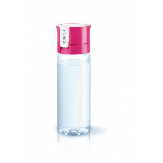 "Brita Fill&Go" rožinis filtravimo buteliukas + 4 filtrai