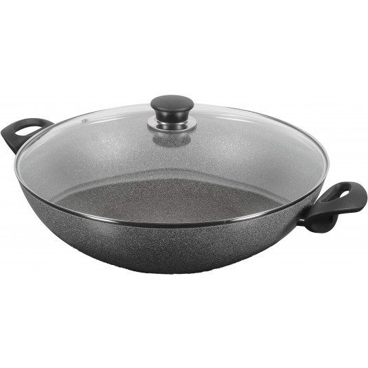 BALLARINI Ferrara Wok keptuvė su 2 rankenomis, granitinė, 36 cm FERR8KD.36D