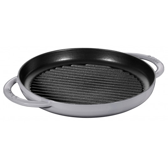 STAUB apvali ketaus kepsninė su dviem rankenomis 40509-522-0 - grafitas 26 cm