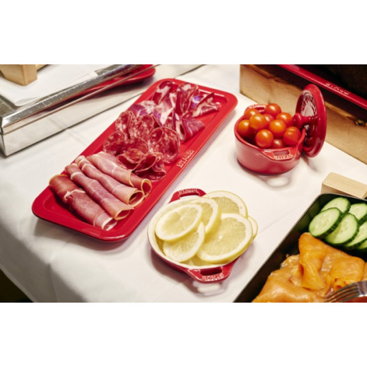 STAUB 40509-025-0 serviravimo padėklas - raudonas