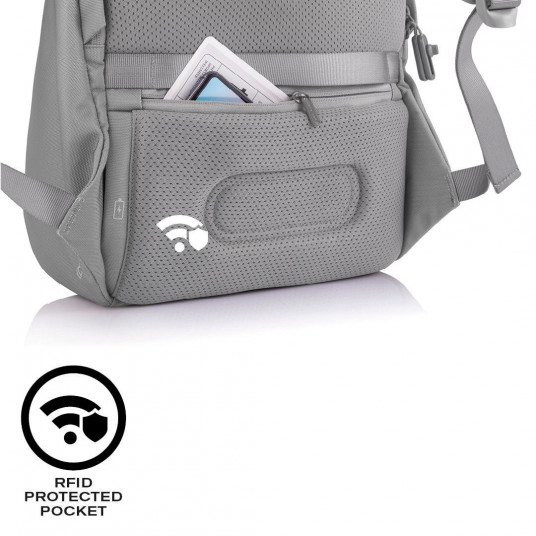 XD DESIGN KUPRINĖ NUO VAGYSTĖS BOBBY SOFT GRAY P/N: P705.792