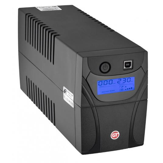 GT UPS POWERbox „Line-Interactive“ 0,65 kVA 360 W 2 AC išvestis(ys / čių)