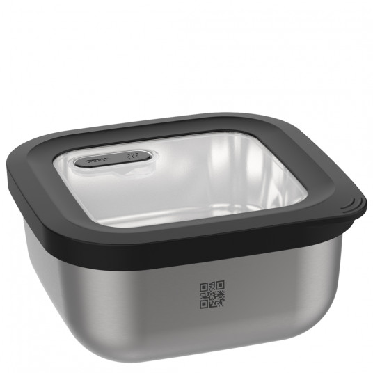 Gefu Provido kvadratinė nerūdijančio plieno talpa 1,8 l G-12779