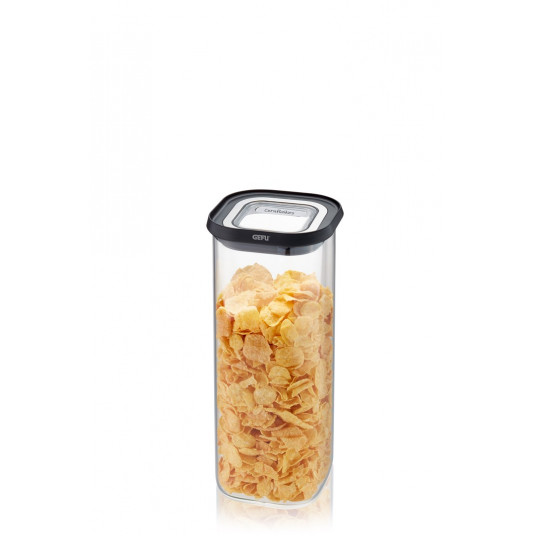Stačiakampė stiklinė 1,4 l talpa "Gefu Pantry" G-12803