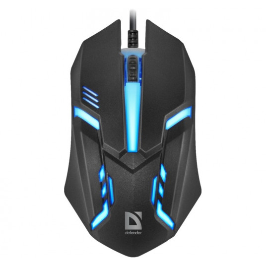 DEFENDER CYBER MB-560L BLACK 7 SPALVOS 1200dpi 3P
