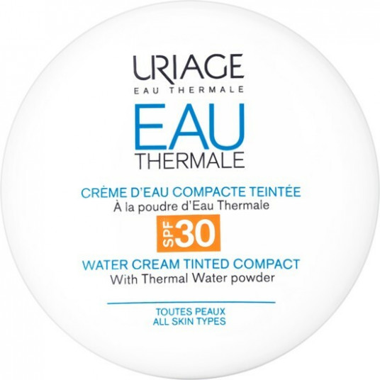 Uriage - Apsauginė tonuota kompaktinė pudra SPF 30 (Water Cream Tinted Compact) 10 g