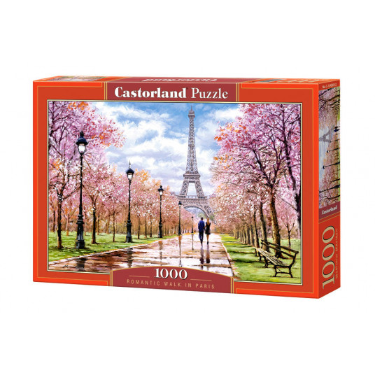 Dėlionė Castorland Romantic Walk in Paris, 1000 dalių