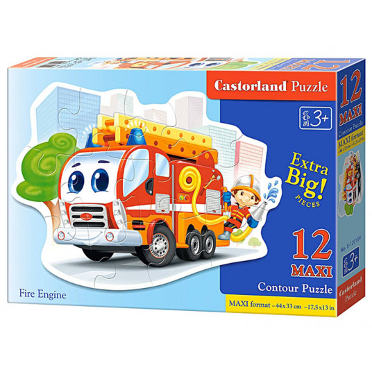 Dėlionė Castorland Fire Engine, 12 dalių
