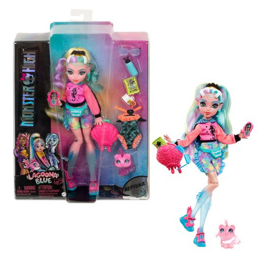 Lėlė „Monster High“ Lagūna HHK55