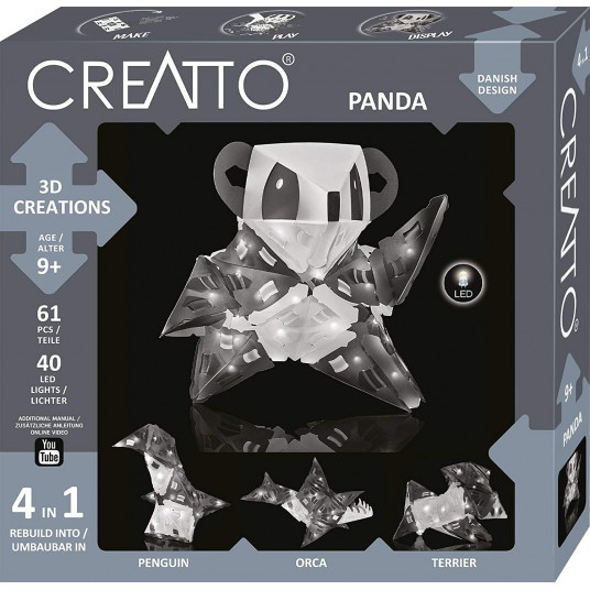 Mokomasis rinkinys CREATTO PANDA 9+