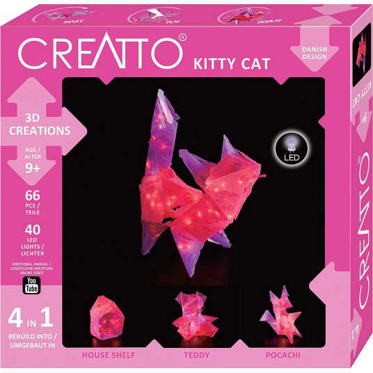Mokomasis rinkinys CREATTO KITTY CAT 9+