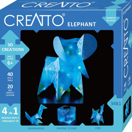 Mokomasis rinkinys CREATTO ELEFANT 6+