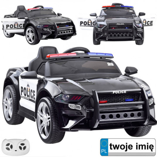 Car with battery RADIO MAN POLICE with remote control PA0218