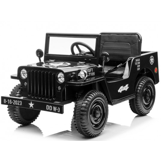 The car is powered by the Military Willys battery + PA0263 remote control