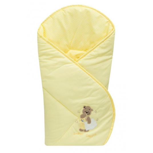 Sweet dreams -Swaddle blanket 80/80-with materasCoconut