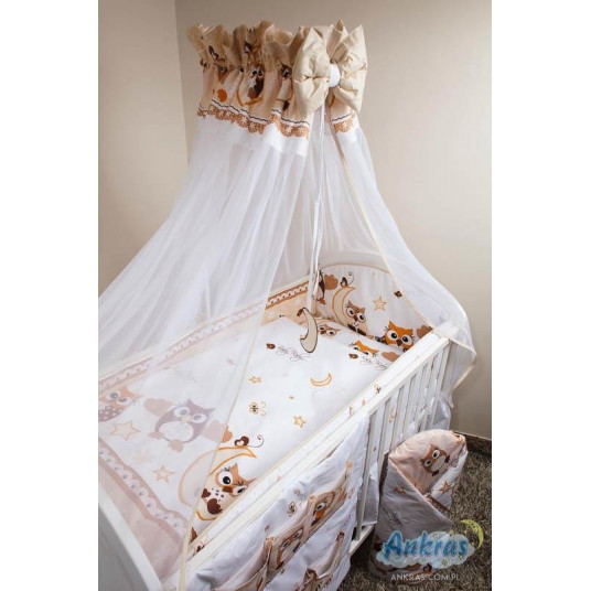 Bedding set - 6 parts - 120/90/360 - SOWY - BEGIE