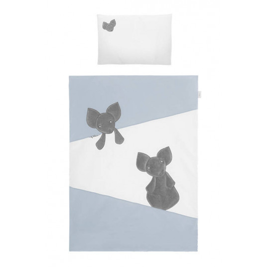 Cover set - 2 pcs - 120x90, 40x60 - MYSZKI - P02-0095 - BLUE