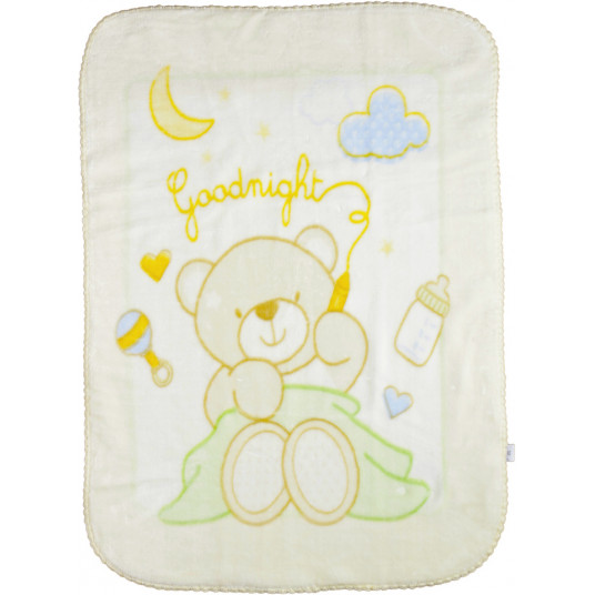 Blanket - TB0394 - SHELL- size 80x100 - ECRU