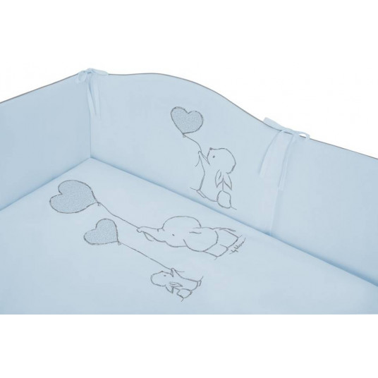 Bedding set - 5 parts - 120/90/180 - AMIGO - P02-0469 - BLUE