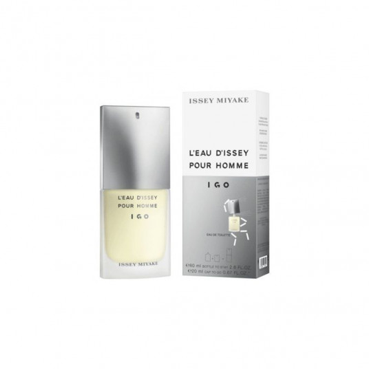 Issey Miyake L'eau D'issey Pour Homme IGO Eau De Toilette 80ml Bottle + 20ml Cap To Go